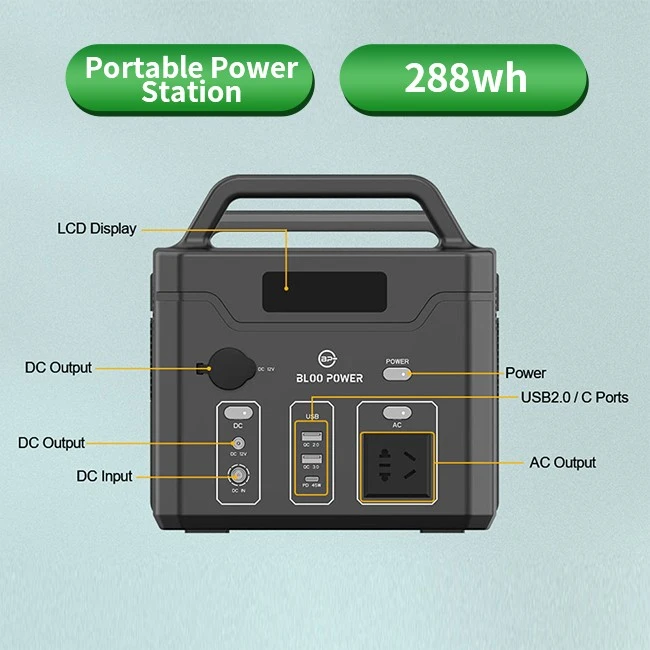 Battery Power Station for Camping