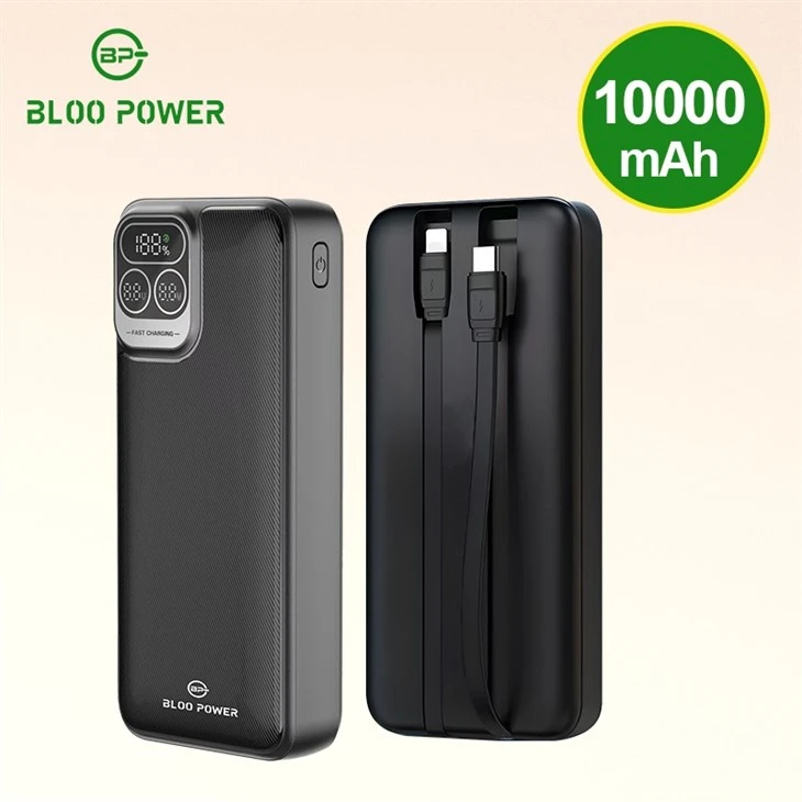 Black Power Bank 10000mAh
