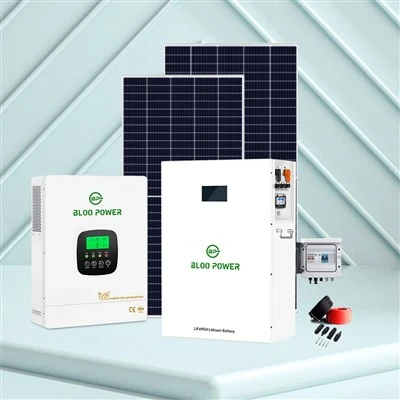 5KWh 5KW aurinkoenergiajärjestelmä Hybridi tee-se-itse Kotitalous BESS